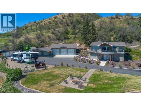 Welcome to 6902 Old Kamloops Rd with 5 car garage at 6902 Old Kamloops Road, Swan Lake West, Vernon