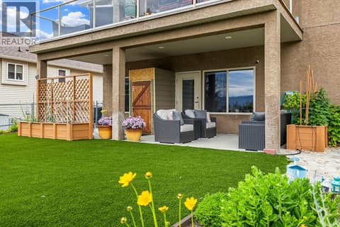 3069 Bridlehill Drive - easy-maintenance yard with syn-lawn at 3069 Bridlehill Drive, Smith Creek, West Kelowna