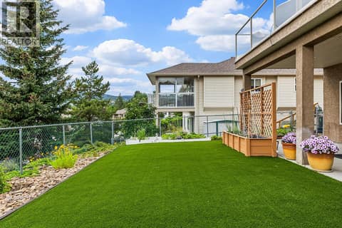 3069 Bridlehill Drive - easy-maintenance yard with syn-lawn at 3069 Bridlehill Drive, Smith Creek, West Kelowna