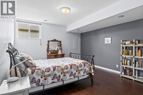 Lower level bedroom at 3069 Bridlehill Drive, Smith Creek, West Kelowna