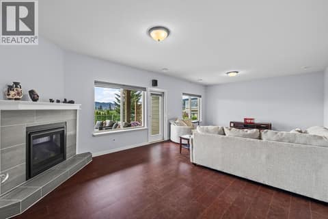 Lower level recreation area at 3069 Bridlehill Drive, Smith Creek, West Kelowna