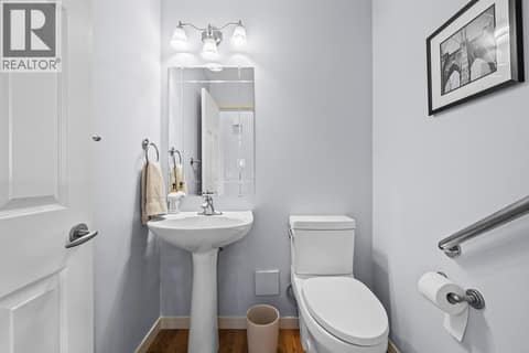 Main floor powder room at 3069 Bridlehill Drive, Smith Creek, West Kelowna