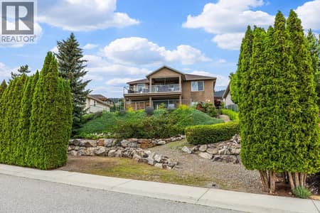 Private, easy-maintenance yard at 3069 Bridlehill Drive, Smith Creek, West Kelowna