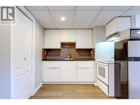 Kitchen in basement suite. at 4109 24 Avenue, South Vernon