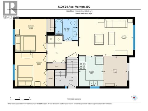 Main Floor Plan at 4109 24 Avenue, South Vernon