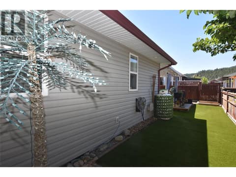 Back yard at 562 Meadowlark Avenue, Okanagan North, Vernon
