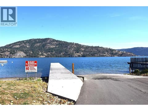 Private boat launch for the use of all residents at 562 Meadowlark Avenue, Okanagan North, Vernon
