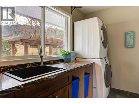 3-371 laundry up at 371 Valley Road Unit# 1-3, North Glenmore, Kelowna
