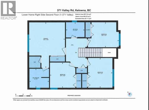 Lower home 2-371 right side upstairs at 371 Valley Road Unit# 1-3, North Glenmore, Kelowna