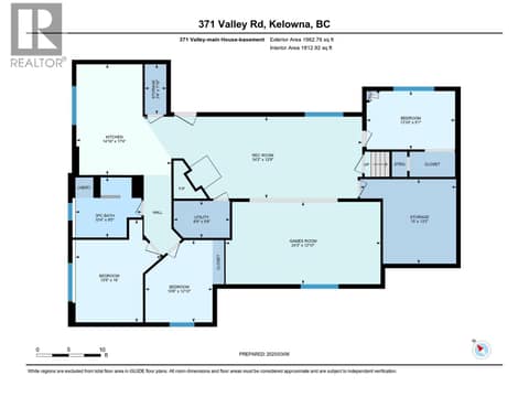 Upper home 3-371 Basement at 371 Valley Road Unit# 1-3, North Glenmore, Kelowna