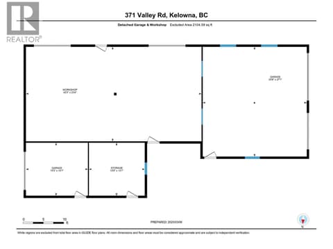 Upper home Workshop garage at 371 Valley Road Unit# 1-3, North Glenmore, Kelowna