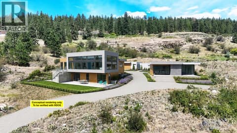 Conceptual rendering only. Confirm and verify with RDOS for actual building regulations. at 2262 Naramata Road, Naramata Rural