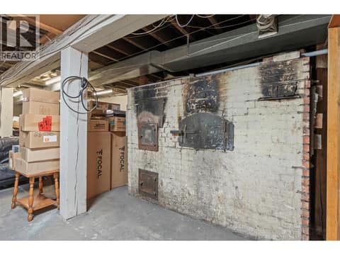 Lower level-Old Coal Stove (not in use) at 3107 30 Avenue, City of Vernon