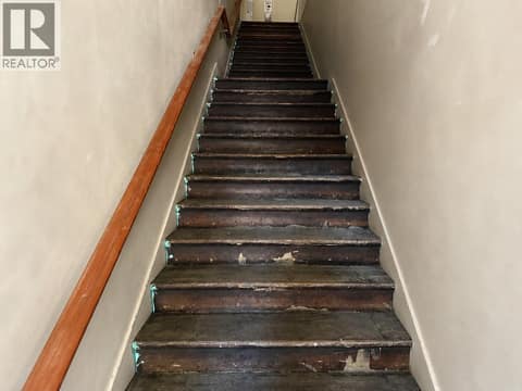Stairs to upper level from street at 3107 30 Avenue, City of Vernon