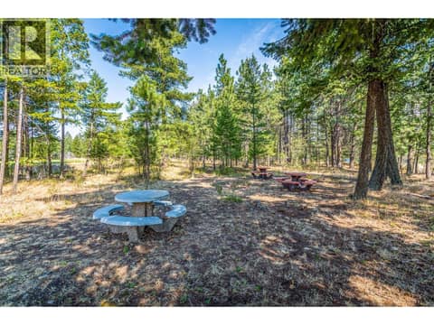 Picnic area at Near by Westshore Estates Community Park at 10745 Westshore Road, Okanagan North, Vernon
