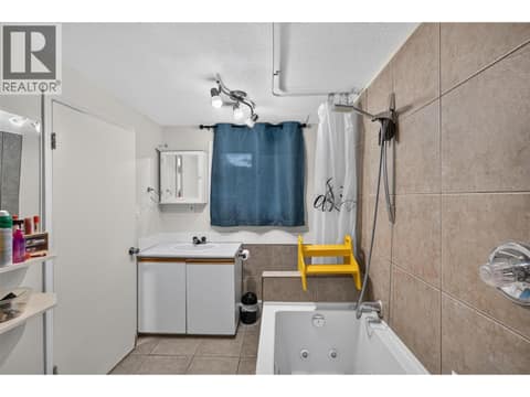 Basement Suite - Bathroom at 3802 36 Street, Alexis Park, Vernon