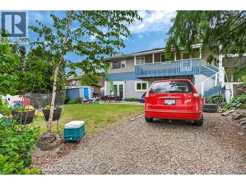 View from back alley at 3802 36 Street, Alexis Park, Vernon