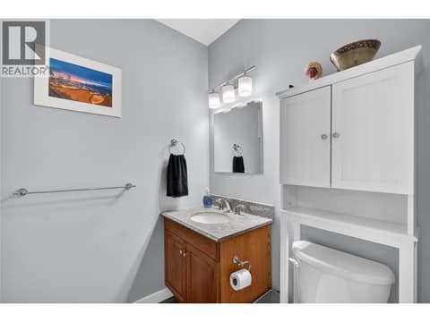Downstairs bathroom at 7292 Mountridge Road, North BX, Vernon