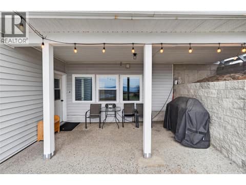 In-law suite's patio at 7292 Mountridge Road, North BX, Vernon