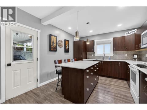 Kitchen down at 7292 Mountridge Road, North BX, Vernon