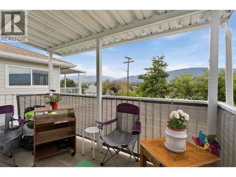 Balcony with a view at 4004 34 Street Unit# 207 Lot# 15, Alexis Park, Vernon
