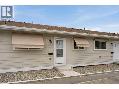 Entrance door at 4004 34 Street Unit# 207 Lot# 15, Alexis Park, Vernon