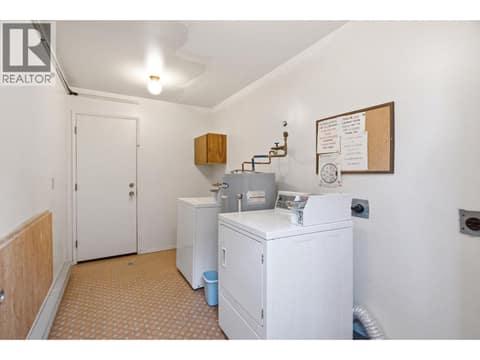 Laundry Room at 4004 34 Street Unit# 207 Lot# 15, Alexis Park, Vernon