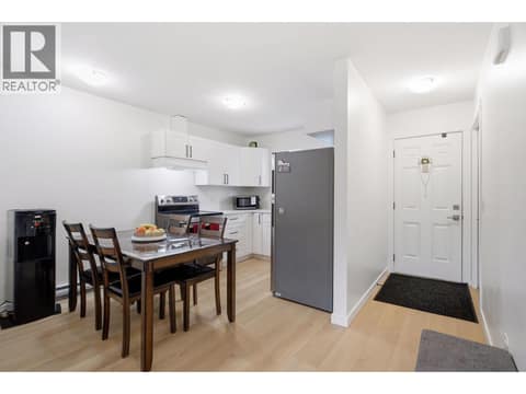 Main door and kitchen at 4004 34 Street Unit# 207 Lot# 15, Alexis Park, Vernon