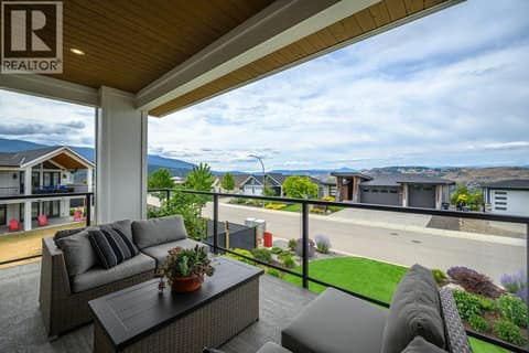 Front Covered Deck at 631 Mt Ida Crescent, Middleton Mountain Coldstream