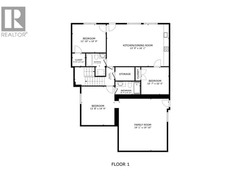 Basement at 1152 Hume Avenue, Black Mountain, Kelowna