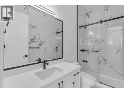 Full Bathroom in Basement at 1152 Hume Avenue, Black Mountain, Kelowna