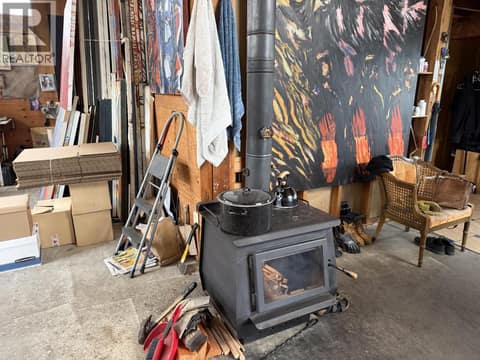 This woodstove keeps this home toasty warms at Lot 2 Nashwito Road, Okanagan North, Vernon