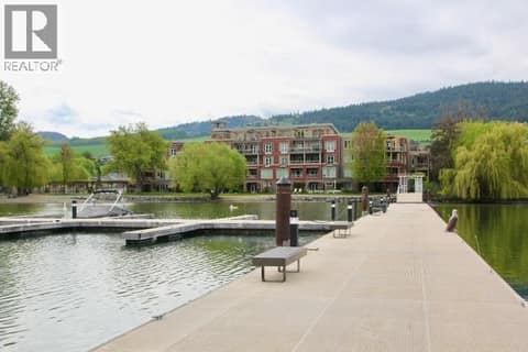 View toward the resort from the marina at 7343 Okanagan Landing Road Unit# 1130, Okanagan Landing, Vernon