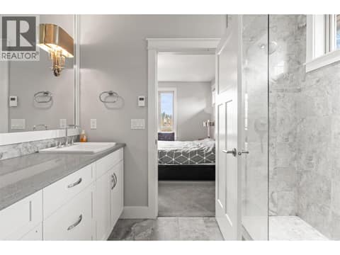 Primary ensuite at 246 Dormie Place, Predator Ridge, Vernon