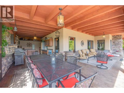 Amazing entertainment space at 1309 Eagle Ridge Road, Mabel Lake South, Lumby
