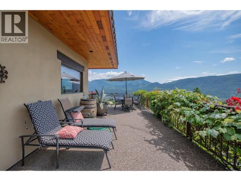 Easy access to the yard at 1309 Eagle Ridge Road, Mabel Lake South, Lumby