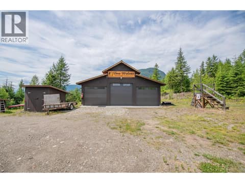 Large Garage at 1309 Eagle Ridge Road, Mabel Lake South, Lumby