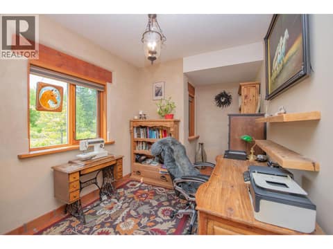 Main Floor Office at 1309 Eagle Ridge Road, Mabel Lake South, Lumby