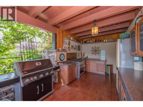 Outdoor Kitchen at 1309 Eagle Ridge Road, Mabel Lake South, Lumby