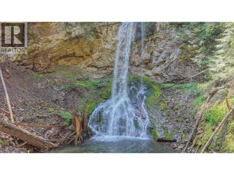 Private Water Fall situated on 320 Acres of Land, shared between 8 Owners. at 1309 Eagle Ridge Road, Mabel Lake South, Lumby