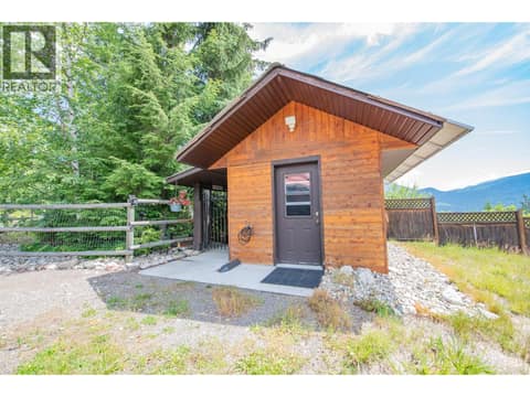 Solar Panel Shed at 1309 Eagle Ridge Road, Mabel Lake South, Lumby