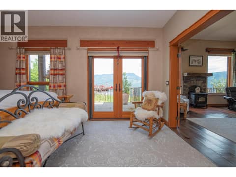Stunning Views from your bedroom at 1309 Eagle Ridge Road, Mabel Lake South, Lumby