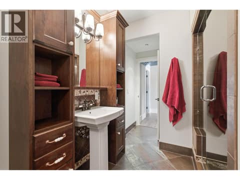 Full Bathroom with Steam Shower at 2109 Capistrano Drive, University District, Kelowna