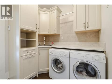 Laundry Upstairs at 2109 Capistrano Drive, University District, Kelowna