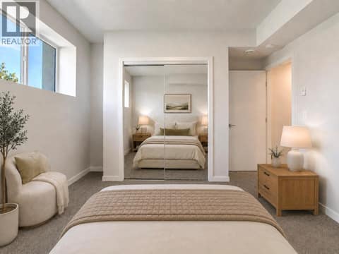 Suite Bedroom Virtually Staged at 3754 Davidson Court Lot# Trails 65, Glenrosa, West Kelowna