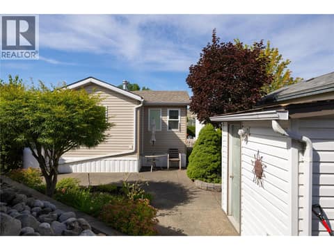 View from back to front at 8000 Highland Road Unit# 24, Swan Lake West, Vernon