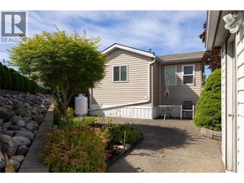 View from the back, room to BBQ at 8000 Highland Road Unit# 24, Swan Lake West, Vernon