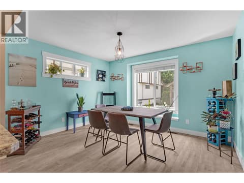 Dining area with all the great light. at 1651 Lynrick Road Unit# 128, Black Mountain, Kelowna