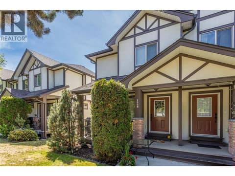 Front deck and entry into the living room area. at 1651 Lynrick Road Unit# 128, Black Mountain, Kelowna