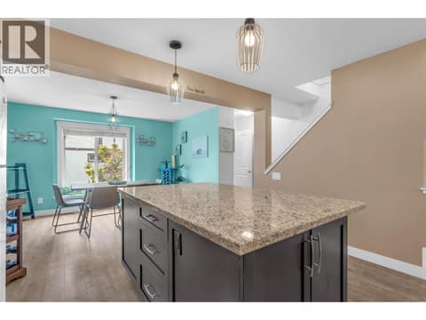 Kitchen looking into the dining area. Lots of natural light. at 1651 Lynrick Road Unit# 128, Black Mountain, Kelowna